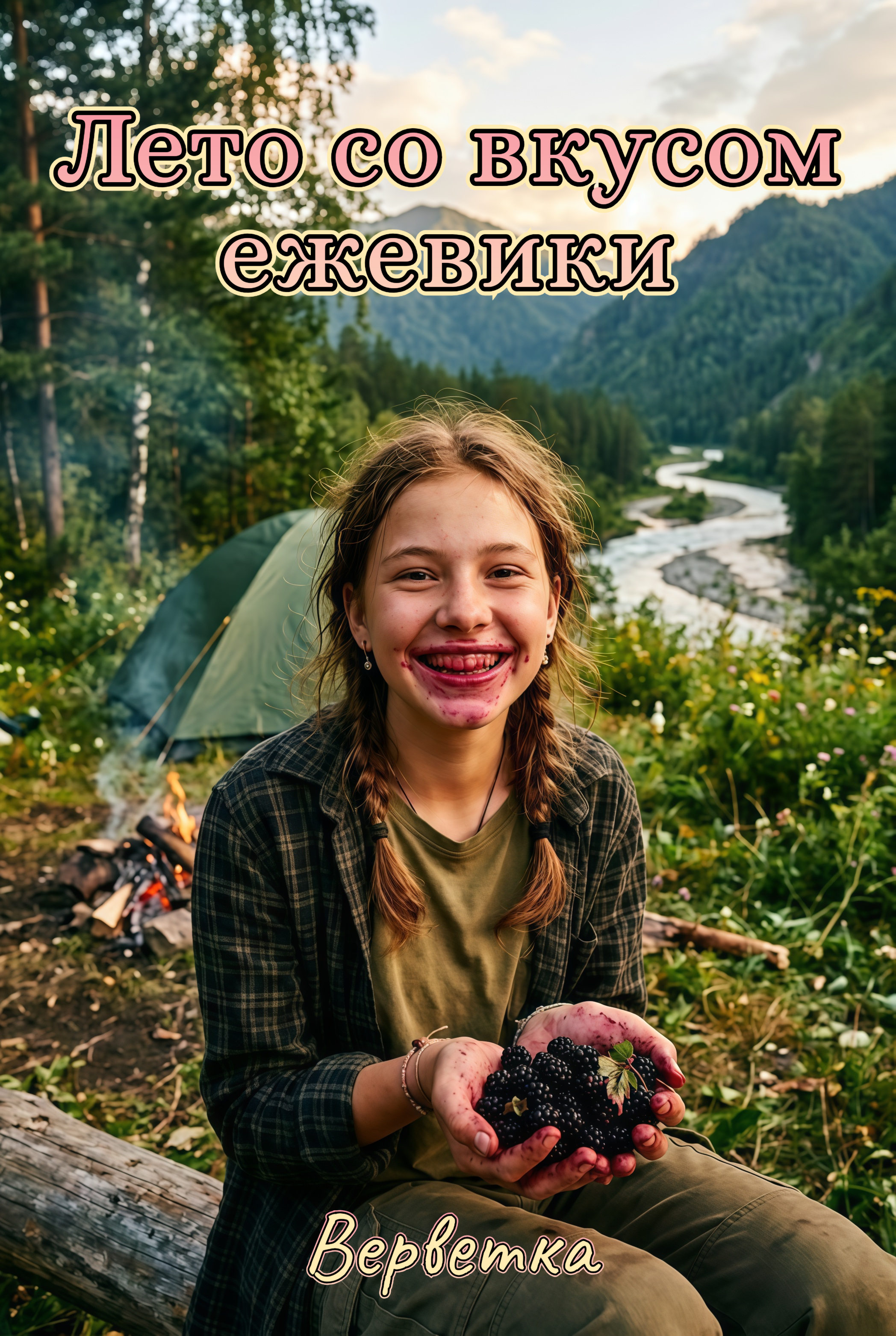 Обложка «Лето со вкусом ежевики»